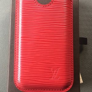 Louis Vuitton EPI Red 1st Generation iPhone Case 100% AUTHENTIC